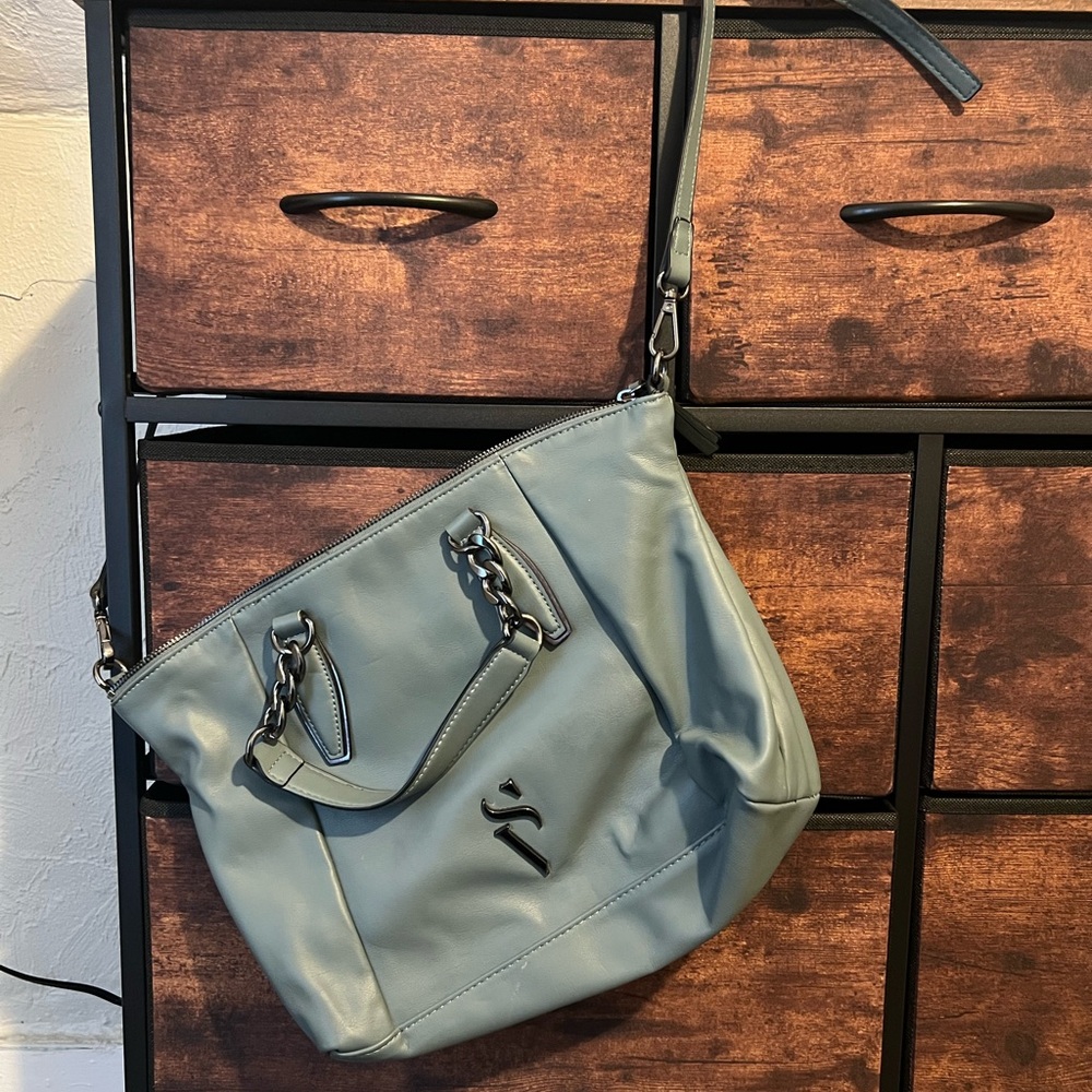 Stylish Blue Handbag